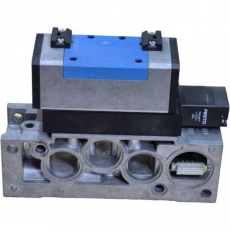 Válvula pneumática J-5/2-D-3-C, placa intermediária MUH-ZP-D-3-L-24G