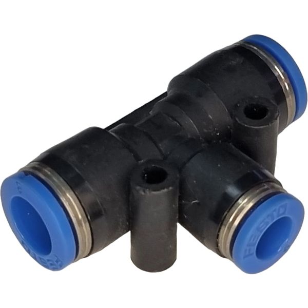 conexão rápida em T, união de tubos em T, engate em T, conector para ar comprimido, conexão pneumática, quick star, T desigual