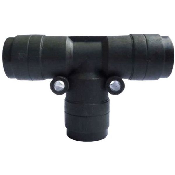 união rápida com entrada em T, conector push-in em T, conector pneumático em T, conexão para ar comprimido em T, conexão instantânea em T, conexão tipo T, engate em T, engate rápido em T, conexão T igual